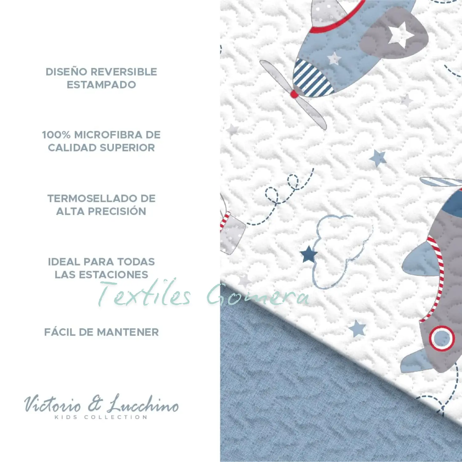 Colcha Aviones Victorio & Lucchino 4 Colcha Aviones Victorio & Lucchino - Imagen 4