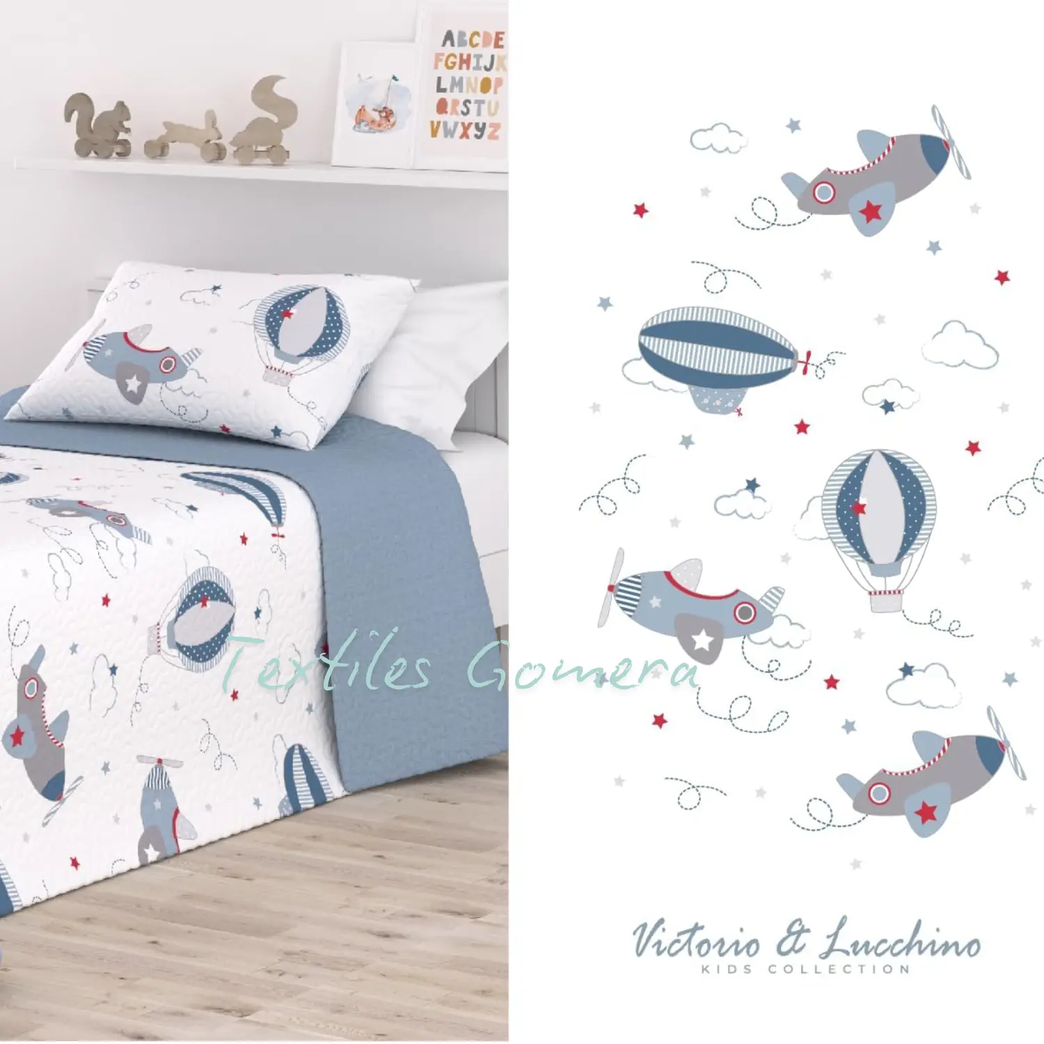 Colcha Aviones Victorio & Lucchino 2 Colcha Aviones Victorio & Lucchino - Imagen 2