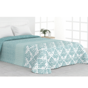 Colcha barata reversible Riviera verde