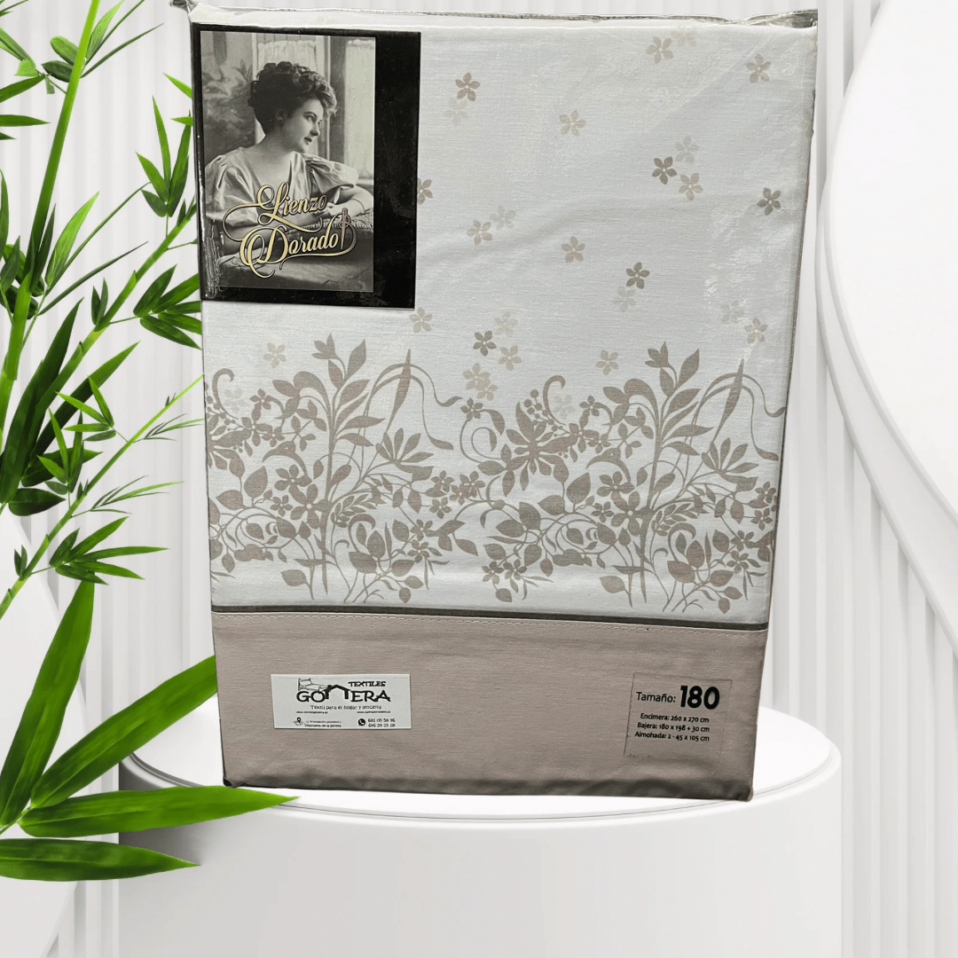 Sábanas Lienzo Dorado Alster beige 3 Sábanas Lienzo Dorado Alster beige