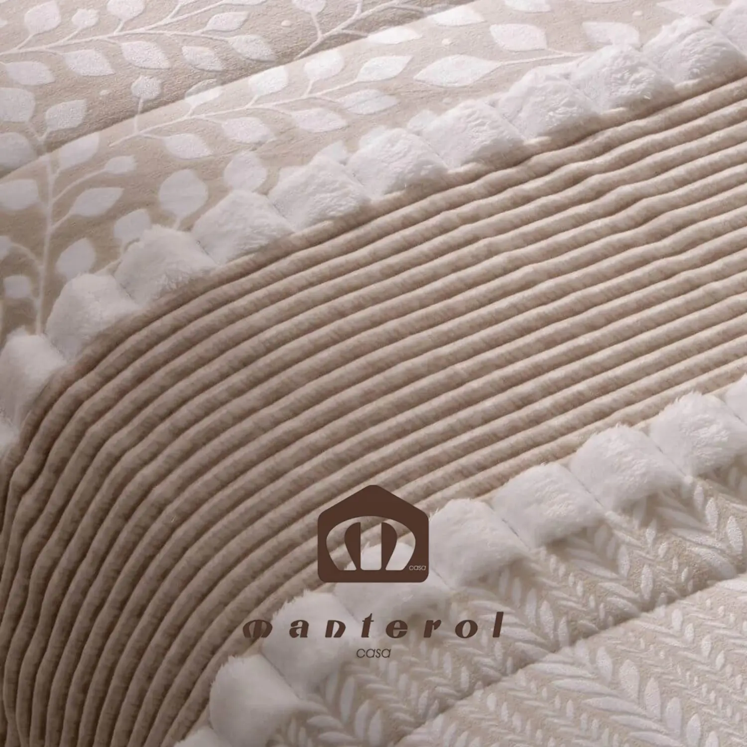 Edredón Sherpa Doko beige de Manterol – Relieves que Encantan 3 Edredón Sherpa Doko beige de Manterol – Relieves que Encantan - Imagen 3