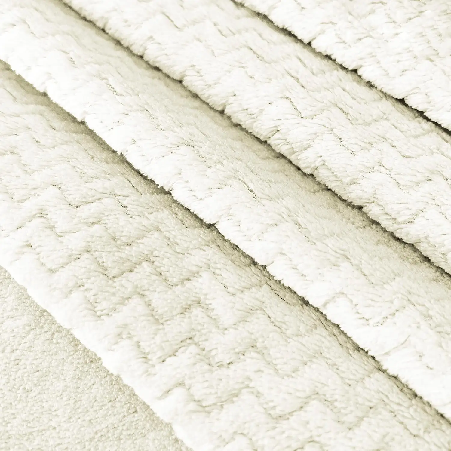 Sábana coralina jacquard Loren marfil 2 Sábana coralina jacquard Loren marfil - Imagen 2