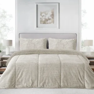 Edredón Comfort Sherpa Melange Beige Victorio & Lucchino