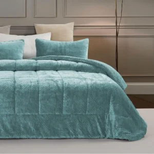 Edredón Comforter Sherpa Nido aqua Victorio & Lucchino