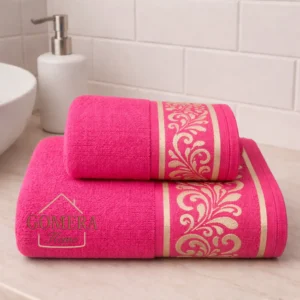 Toalla Algodón Badajoz fucsia