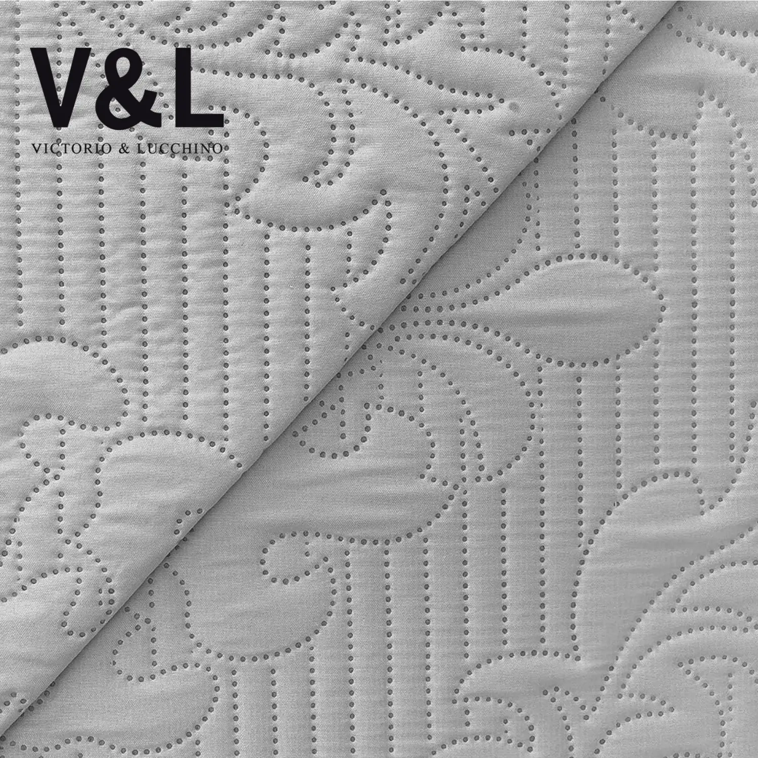Colcha Bouti Adrianna gris Victorio&Lucchino 2 Colcha Bouti Adrianna gris Victorio&Lucchino - Imagen 2