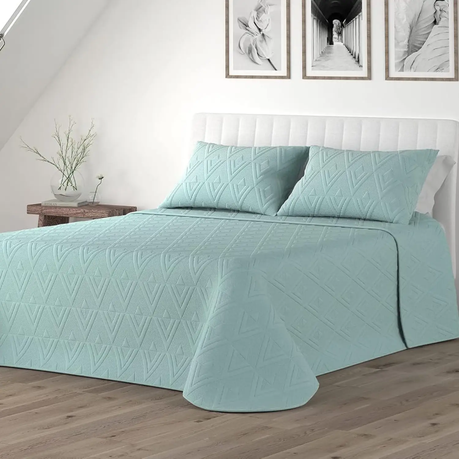 Colcha Bouti Brescia aqua Victorio&Lucchino 1 Colcha Bouti Brescia aqua Victorio&Lucchino