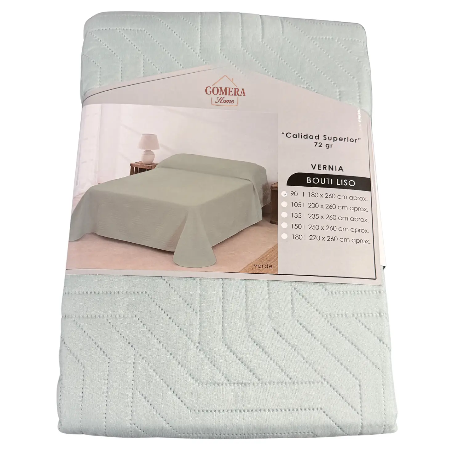 Colcha Barata Lisa Vernia verde – Ligera, elegante y económica para tu dormitorio 4 Colcha Barata Lisa Vernia verde – Ligera, elegante y económica para tu dormitorio - Imagen 4