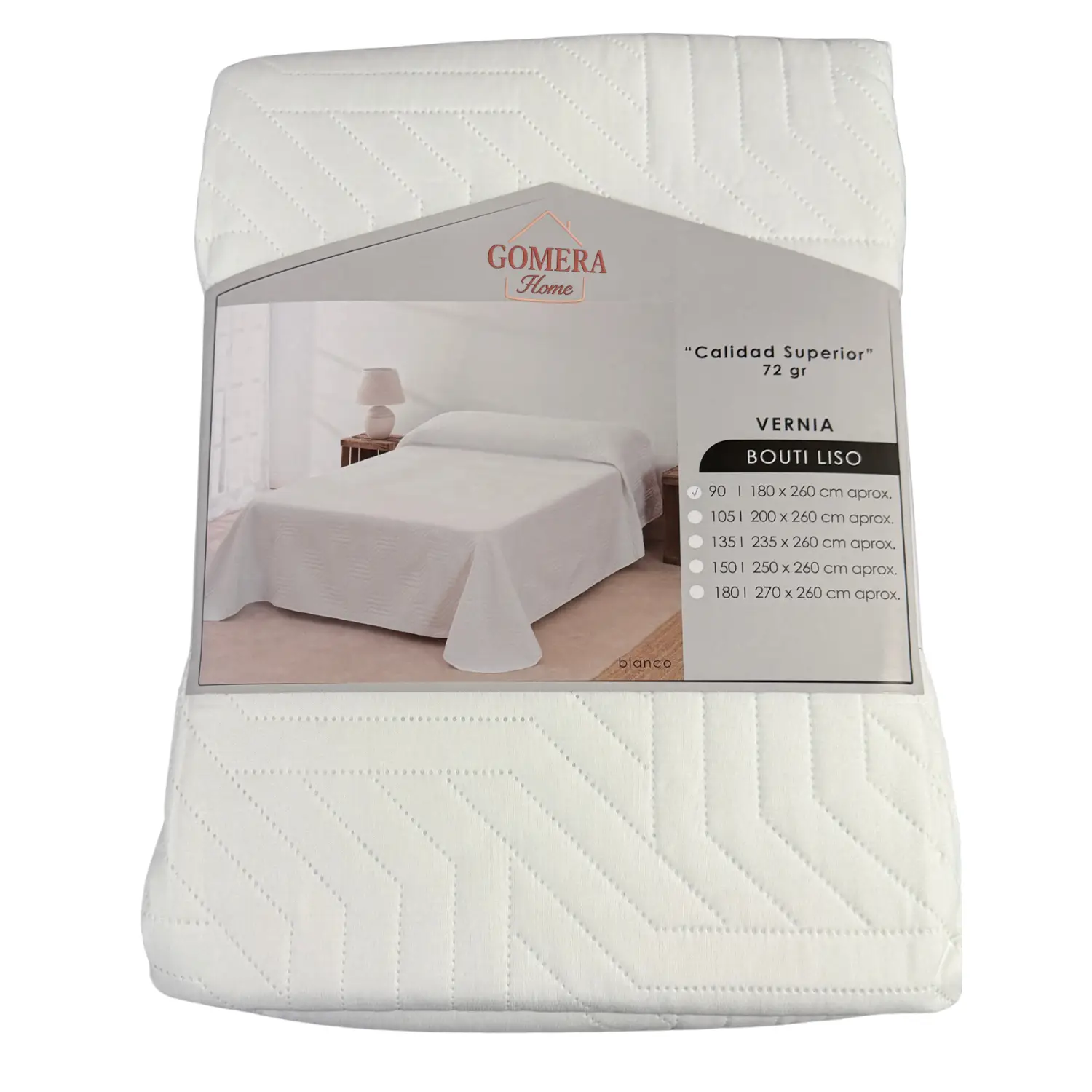 Colcha Barata Lisa Vernia blanca – Ligera, elegante y económica para tu dormitorio 5 Colcha Barata Lisa Vernia blanca – Ligera, elegante y económica para tu dormitorio - Imagen 5