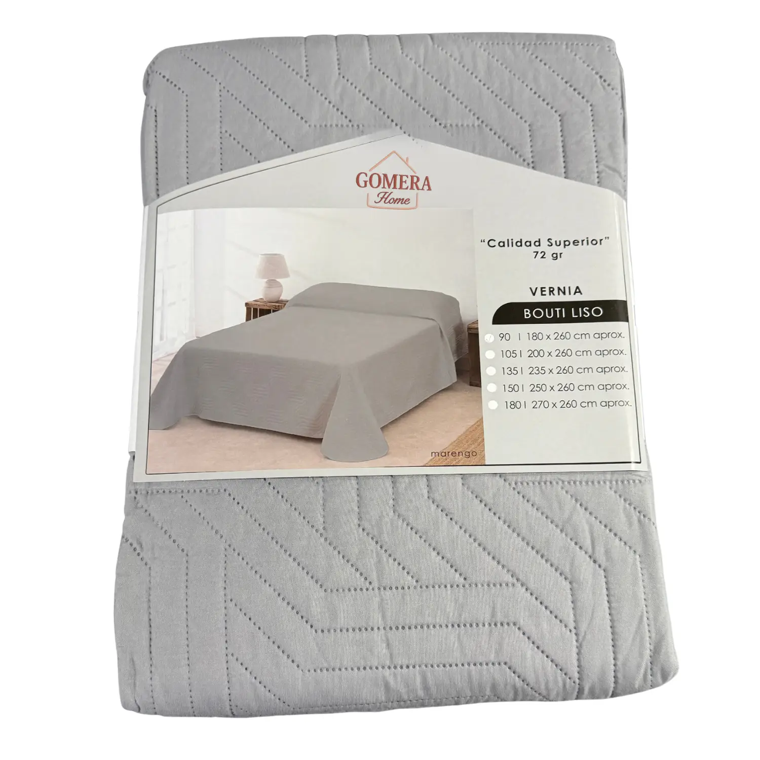 Colcha Barata Lisa Vernia gris – Ligera, elegante y económica para tu dormitorio 4 Colcha Barata Lisa Vernia gris – Ligera, elegante y económica para tu dormitorio - Imagen 4
