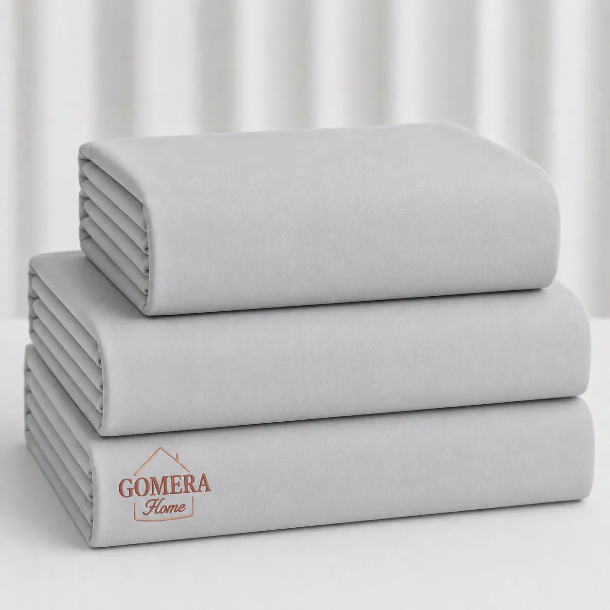 Sábanas Lisas de Microfibra Gris 2 Sábanas Lisas de Microfibra Gris