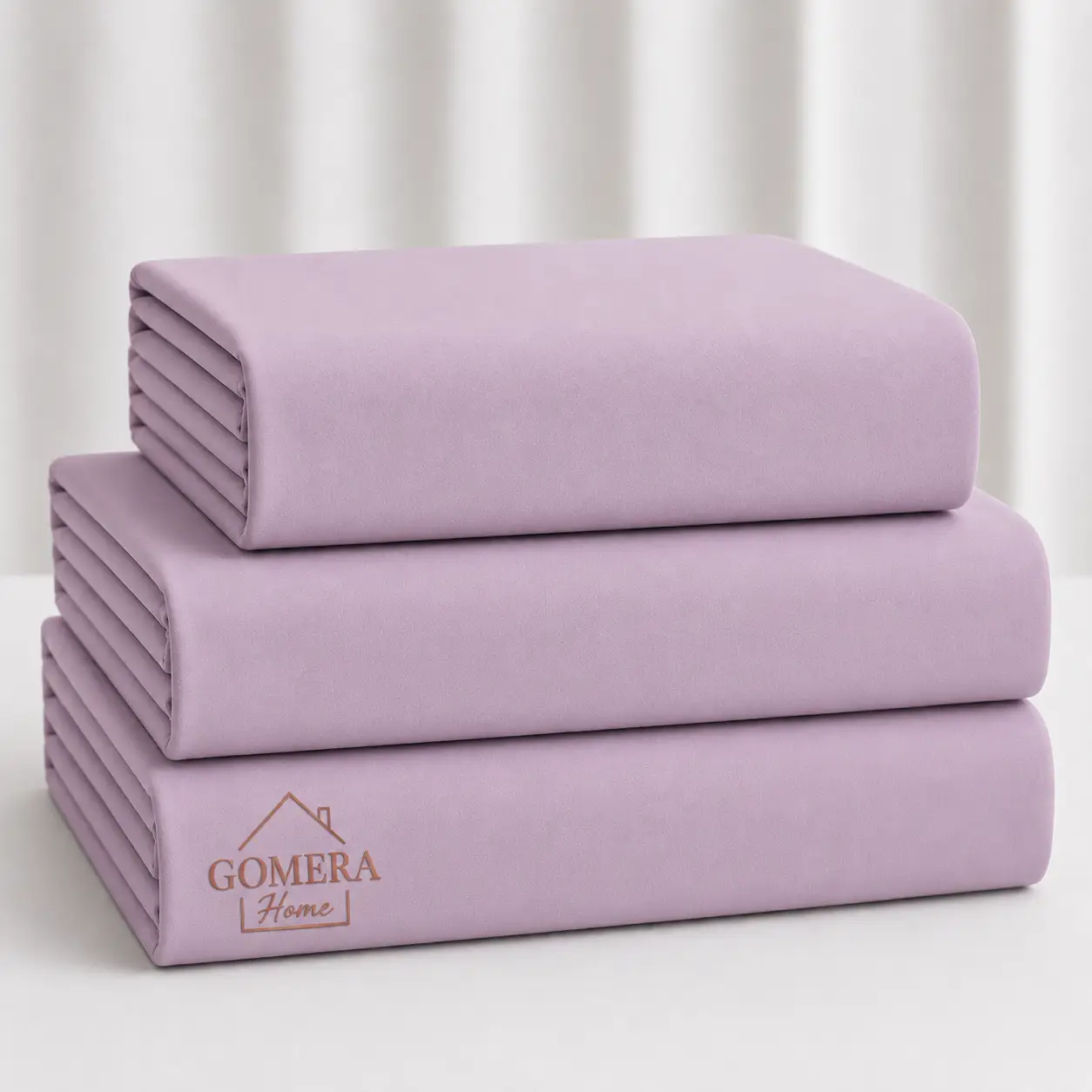 Sábanas Lisas de Microfibra Malva 2 Sábanas Lisas de Microfibra Malva