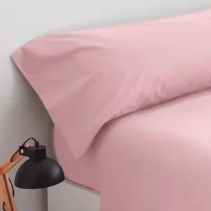 Sábanas Lisas de Microfibra Rosa