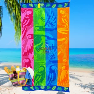 Toalla de Playa XXL Guacamayo