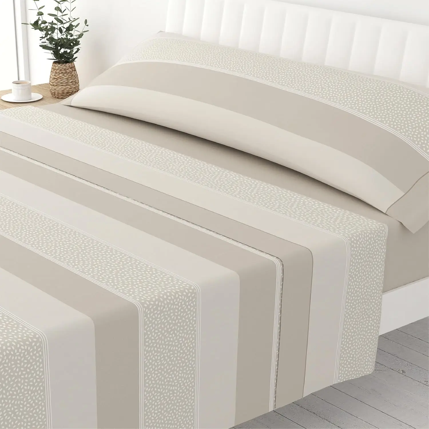 Sábanas algodón Premium Tamara beige