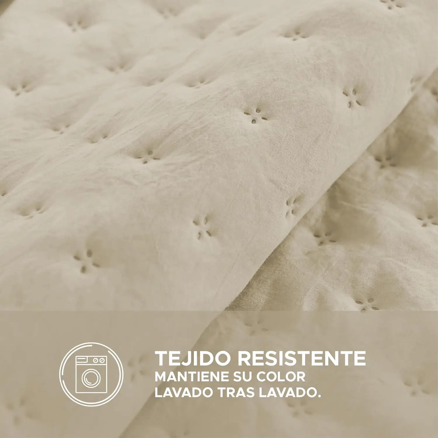 Colcha con Volante Marina Lino – Elegancia y frescura para tu dormitorio 4 Colcha con Volante Marina Lino – Elegancia y frescura para tu dormitorio - Imagen 4